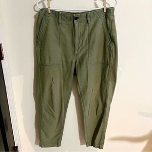 Madewell Women's Olive Cargo Pants